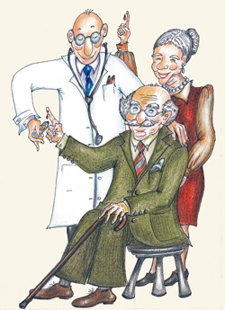 illustrazione paziente diabetico